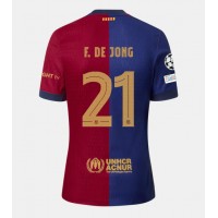 Echipament fotbal Barcelona Frenkie de Jong #21 Tricou Acasa 2024-25 maneca scurta